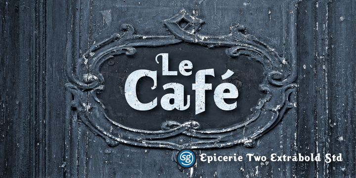 Epicerie One & Two SG Font Poster 5