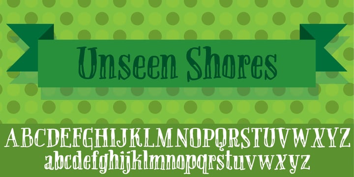 Unseen Shores Font Poster 1