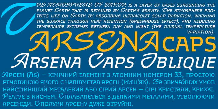 Arsena Font Poster 1