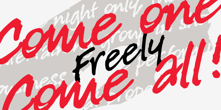 P22 Freely Font Poster 1