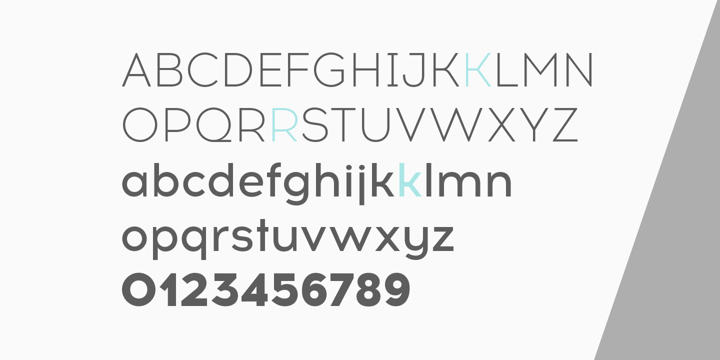 Acrom Font Poster 3