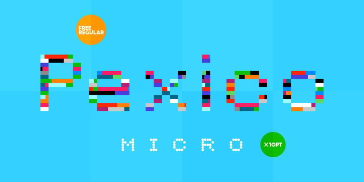Pexico Micro Font Poster 1