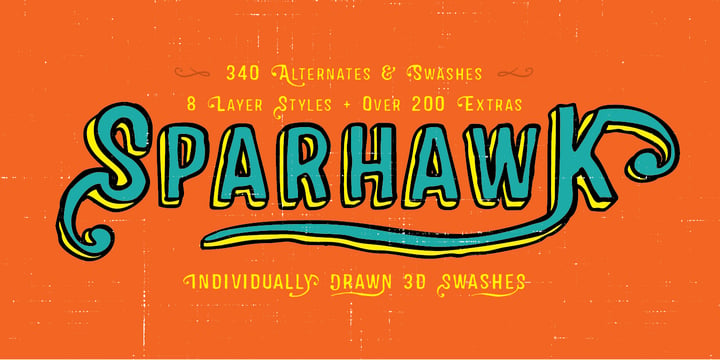 Sparhawk Font Poster 1