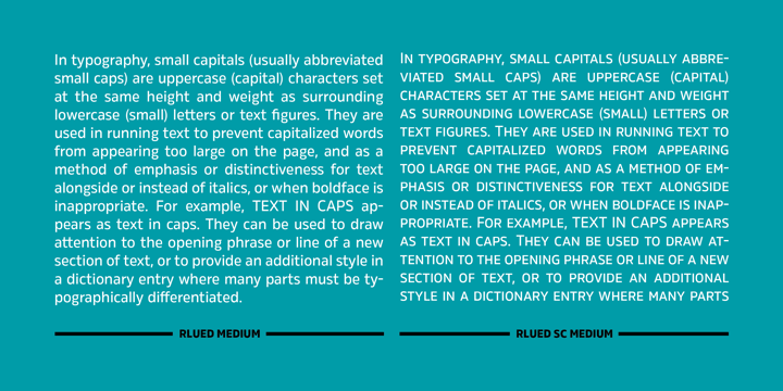 Rleud Font Poster 7