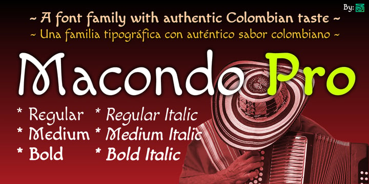 Macondo Pro Font Poster 2