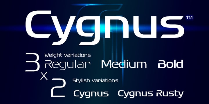 Cygnus Font Poster 3