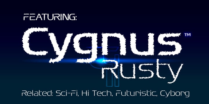 Cygnus Font Poster 2