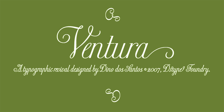 Ventura Font Poster 1