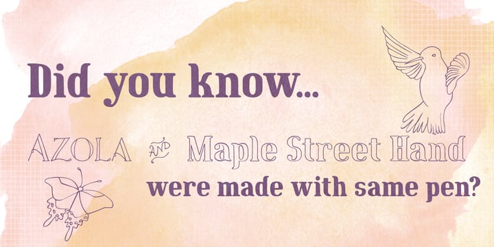 Maple Street Font Poster 2