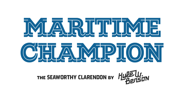 Maritime Champion Font Poster 1