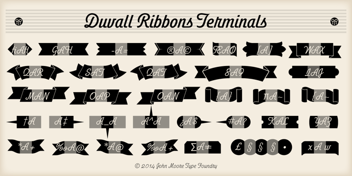 Duvall Font Poster 24