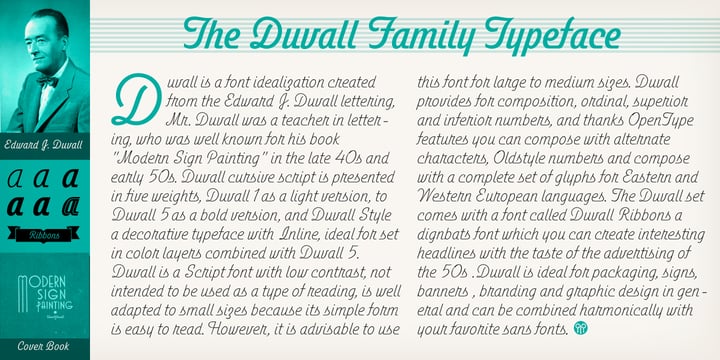 Duvall Font Poster 11