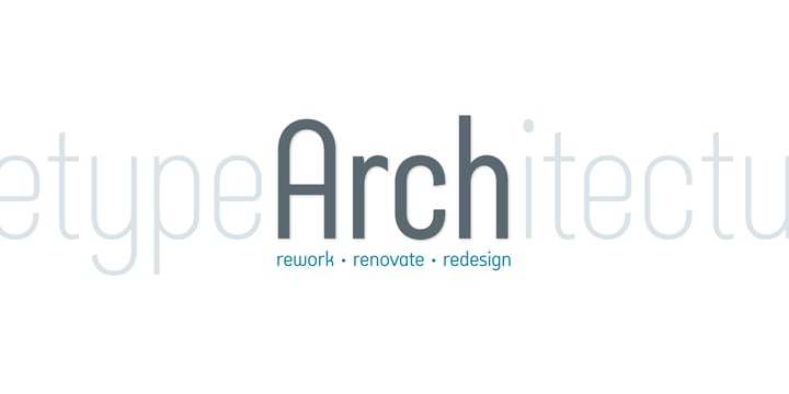 Arch Font Poster 2