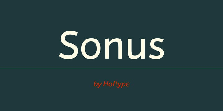 Sonus Font Poster 1