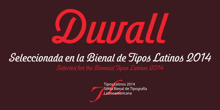 Duvall Font Poster 7
