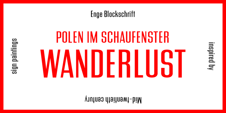 PiS Wanderlust Font Poster 1