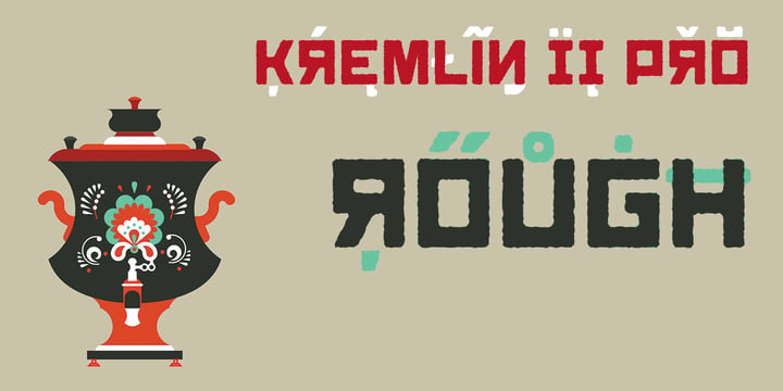 Kremlin II Pro Font Poster 3