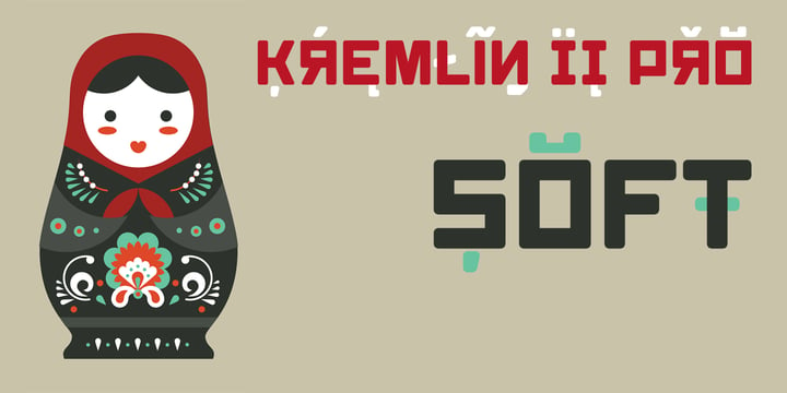 Kremlin II Pro Font Poster 4