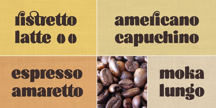Café Brasil Font Poster 3