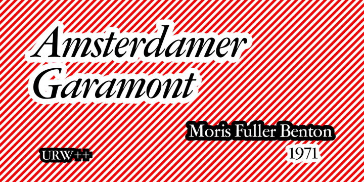 Amsterdamer Garamont Font Poster 1