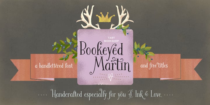 Bookeyed Martin Font Poster 1