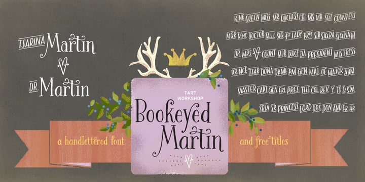 Bookeyed Martin Font Poster 10