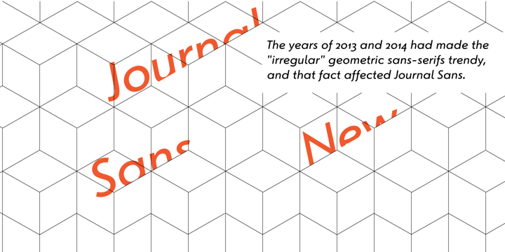 Journal Sans New Font Poster 5