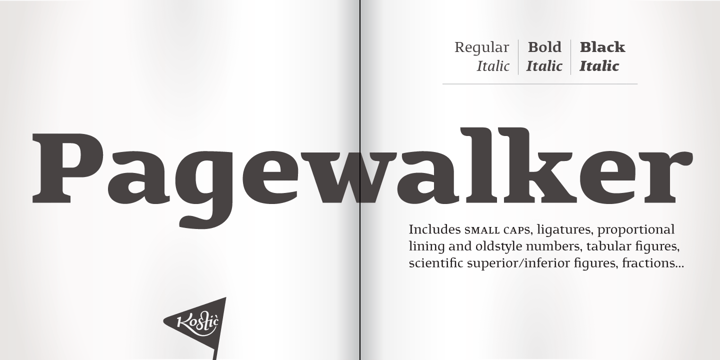 Pagewalker Font Poster 1
