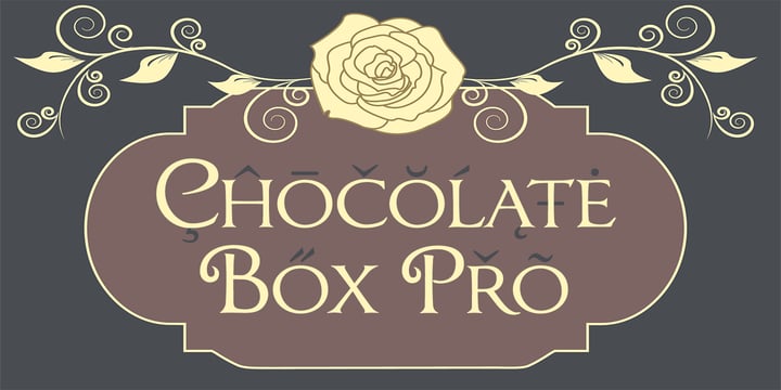 Chocolate Box Pro Font Poster 1