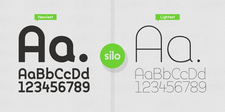 Silo Font Poster 3