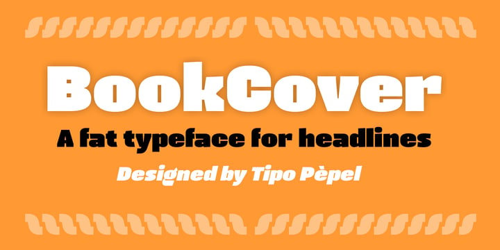 BookCover Font Poster 1