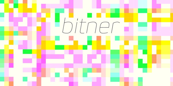 Bitner Font Poster 1