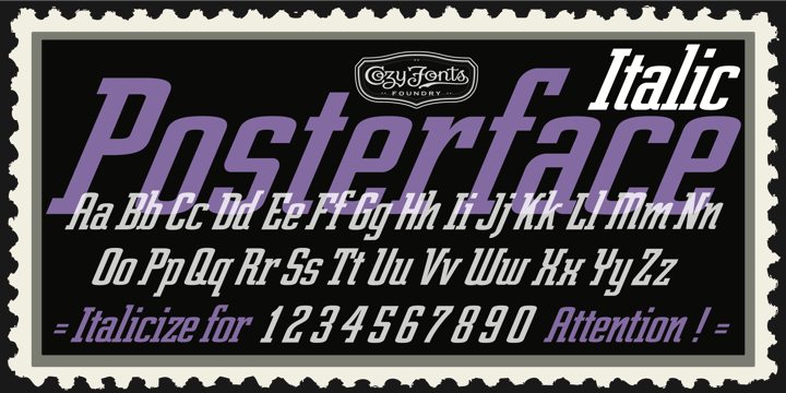 Posterface Font Poster 12