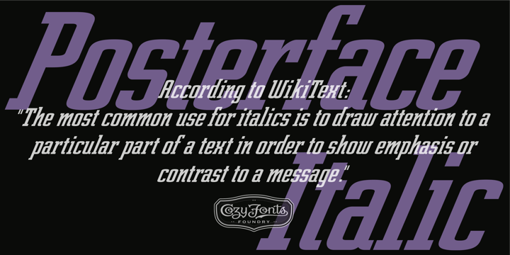 Posterface Font Poster 10
