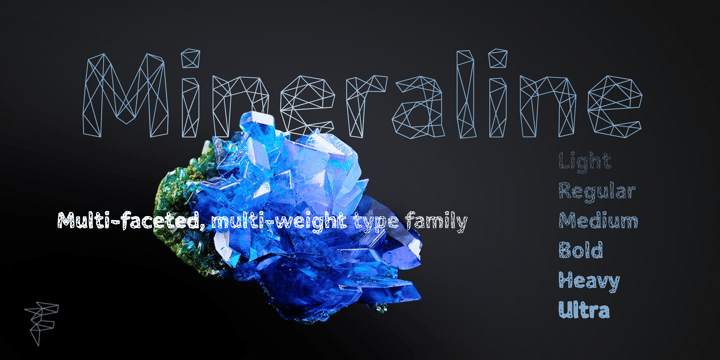 Mineraline Font Poster 1