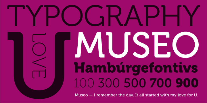 Museo Font Poster 1