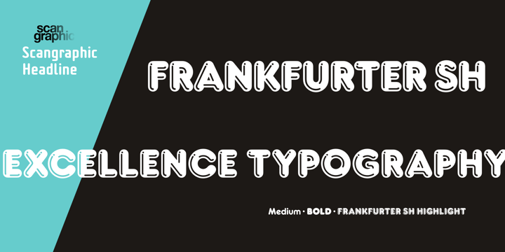 Frankfurter SH Font Poster 1