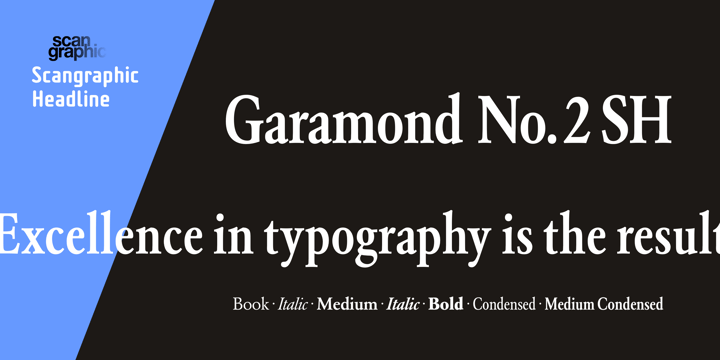 Garamond No. 2 SH Font Poster 1