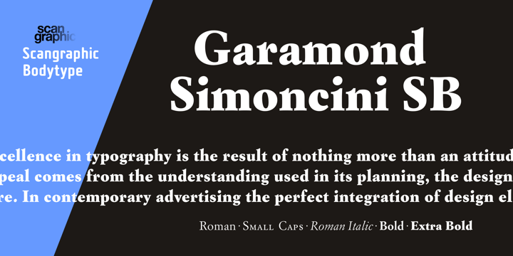 Garamond Simoncini SB Font Poster 1