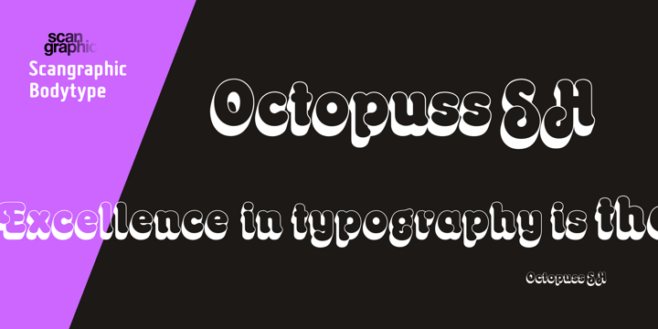 Octopuss SH Font Poster 1