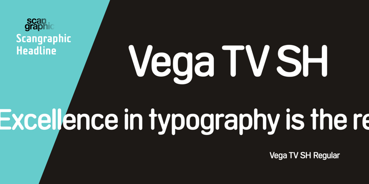 Vega TV SH Font Poster 1