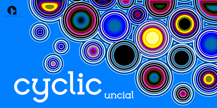 Cyclic Uncial Font Poster 4