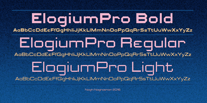 Elogium Pro Font Poster 1