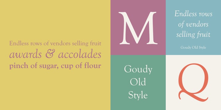 Goudy Old Style Font Poster 2