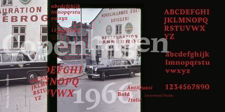 AntiQuasi Font Poster 5