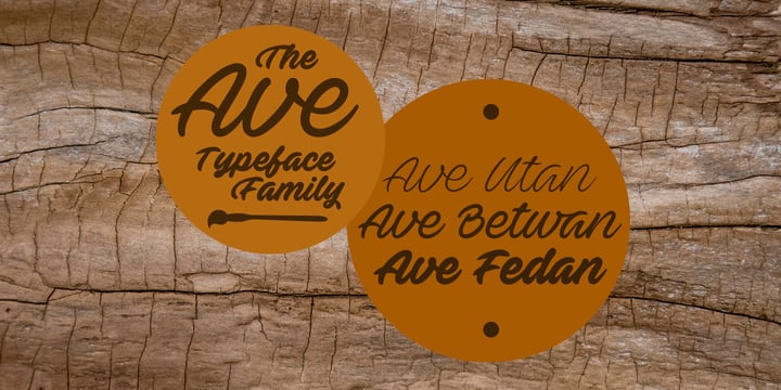 Ave Font Poster 1