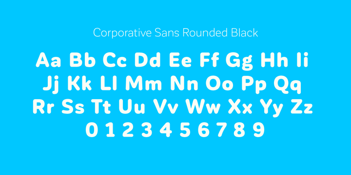 Corporative Sans Rounded Font Poster 9