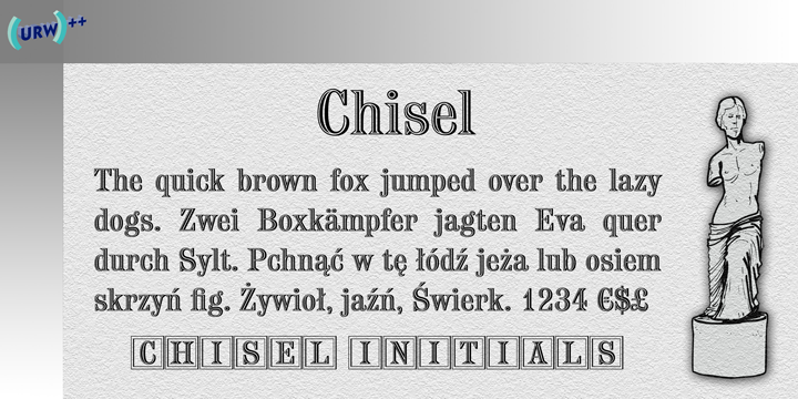 Chisel Font Poster 1