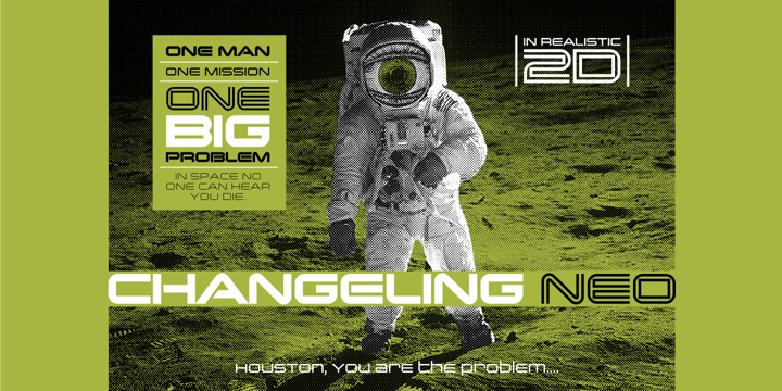 Changeling Neo Font Poster 2