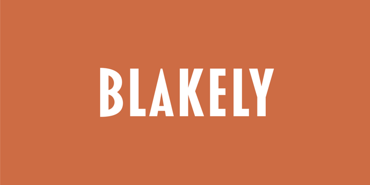Blakely Font Poster 1